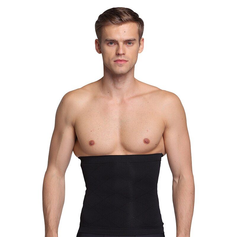 Corset De Contrôle Du Ventre Pour Homme, Gaine Amincissante, De Couleur Unie