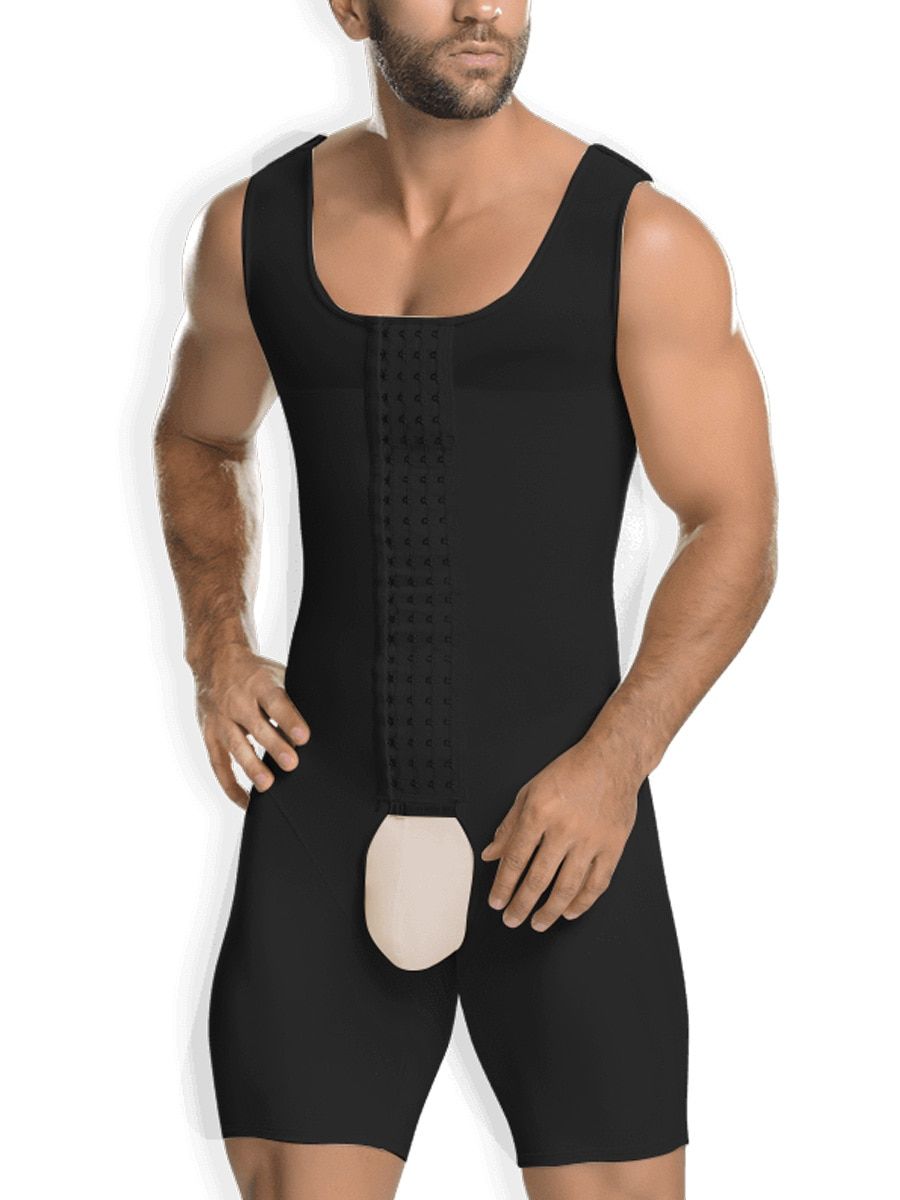 Corset Moulant Pour Hommes, Sous-Vêtement Moulant, Contrôle Du Ventre, Entrejambe Ouvert, Entraîneur De Taille