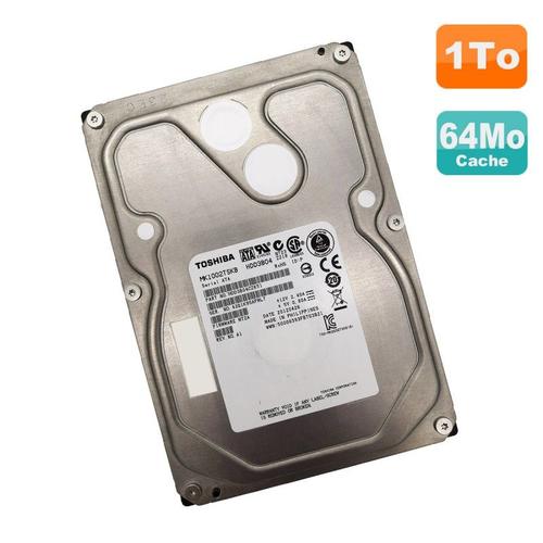 Disque Dur Interne Toshiba Disque Dur 1To Sata Ii 3.5" Toshiba Mk1002Tskb Hdd3B04Czk51 Mt2A 7200Rpm 64Mo
