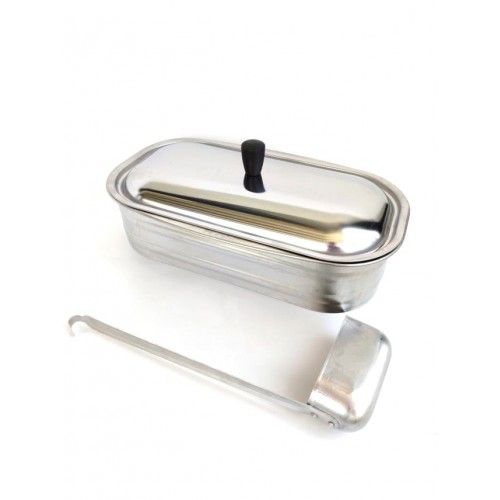 Kit bassin inox 4,5 + louche - pour cuisinière à bois LA NORDICA EXTRAFLAME