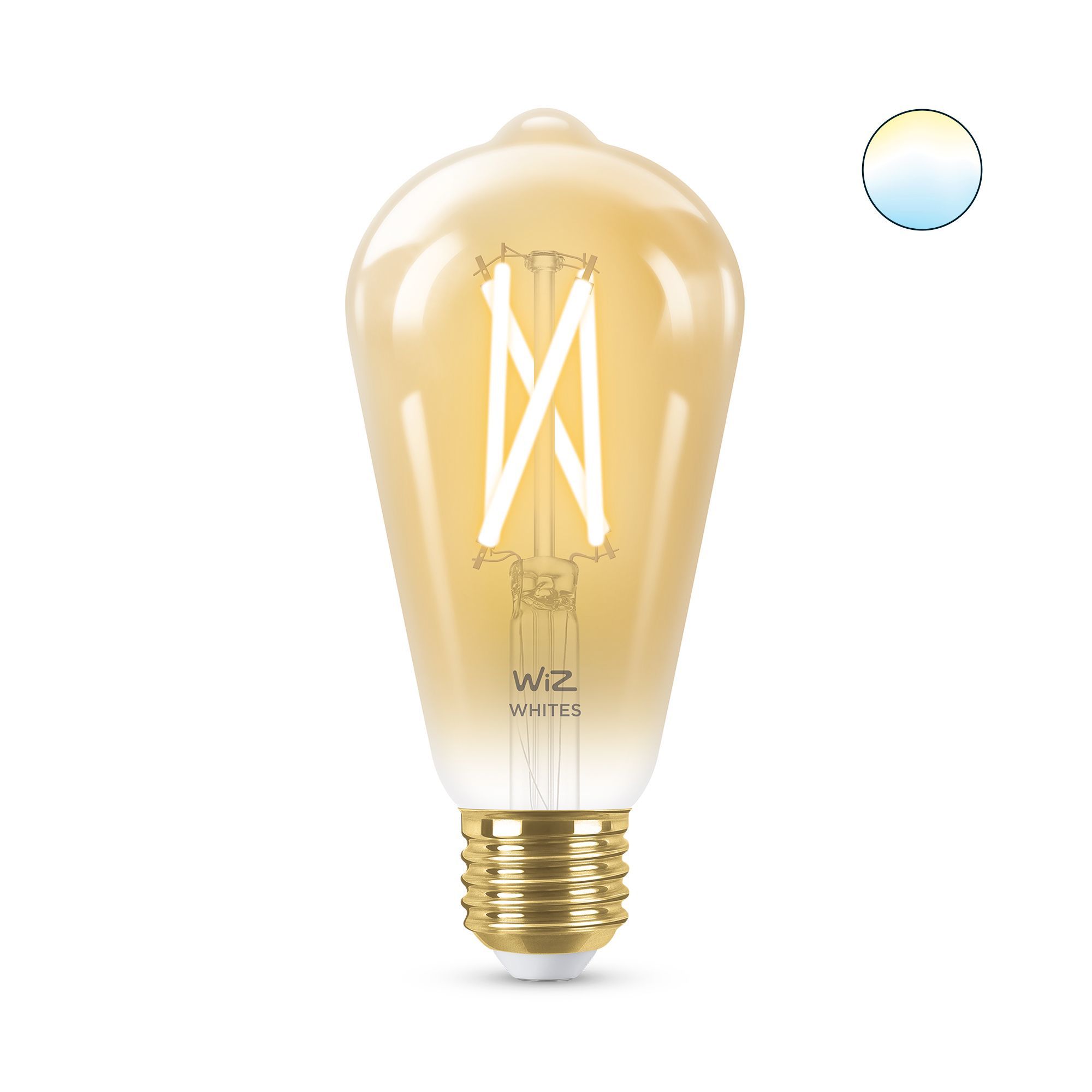 WiZ Ampoule ambre à filament ST64 E27 Neuf - vue 4