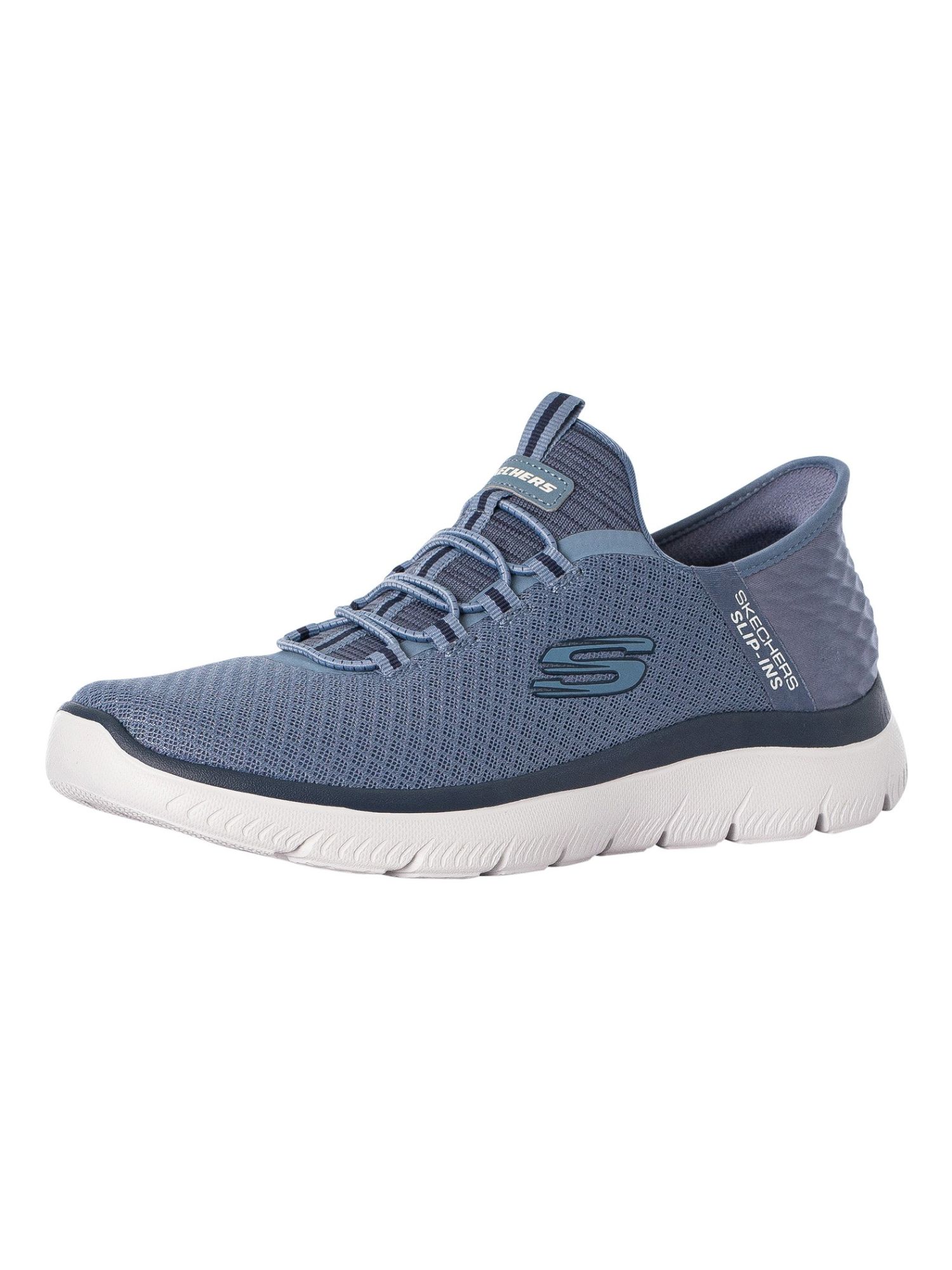 Skechers Baskets Haut De Gamme Summits, Bleu - 44