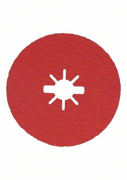 50 disques 125 mm à poncer 'acier et 'inox X LOCK G60 BOSCH 2608619185 - vue 2