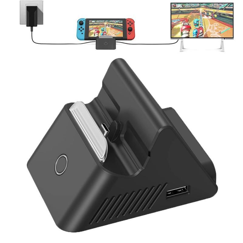 Station D'accueil Portable Pour Nintendo Switch, Avec Adaptateur Tv De Type C Vers Usb 3.0 2.0, Chargeur 2021