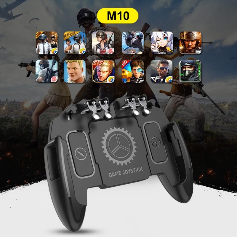 Manette De Jeu Avec Bouton De Déclenchement, Pour Jeu De Tir Sur Mobile, Compatible Avec Iphone, Samsung, Android, Ios