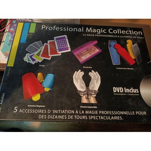 Professional Magic Collection La Magie Professionnelle À La Portée De Tous: Mirage+Miracle Box+Le Secret Des 3 Momies+Gobelets Magiques+Évasion Impossible