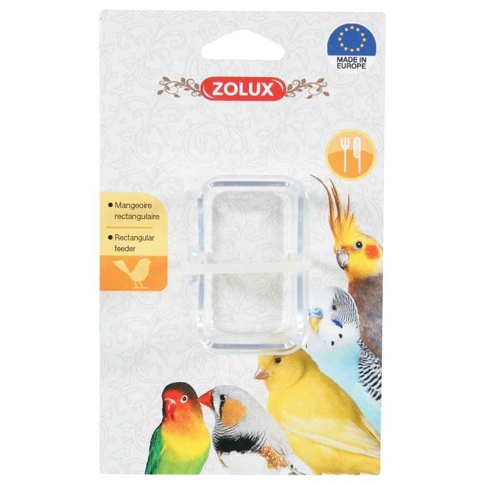 Comparer les prix de Zolux - Mangeoire Transparente Pour Oiseaux - S