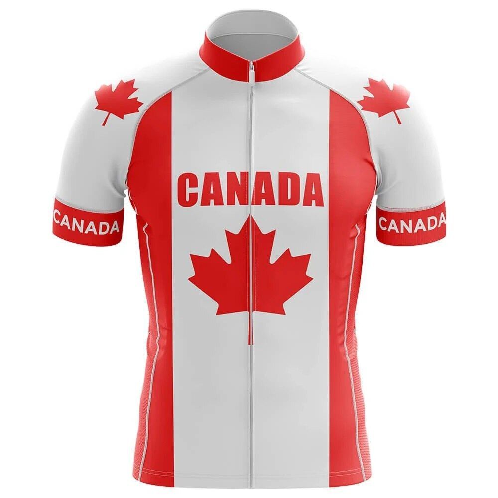 Maillot De Cyclisme Pour Hommes, Maillot De L'équipe Nationale Du Canada, Vêtements De Cyclisme Sur Route, Chemise De Vélo, Vêtements De Vtt, Été, 2020