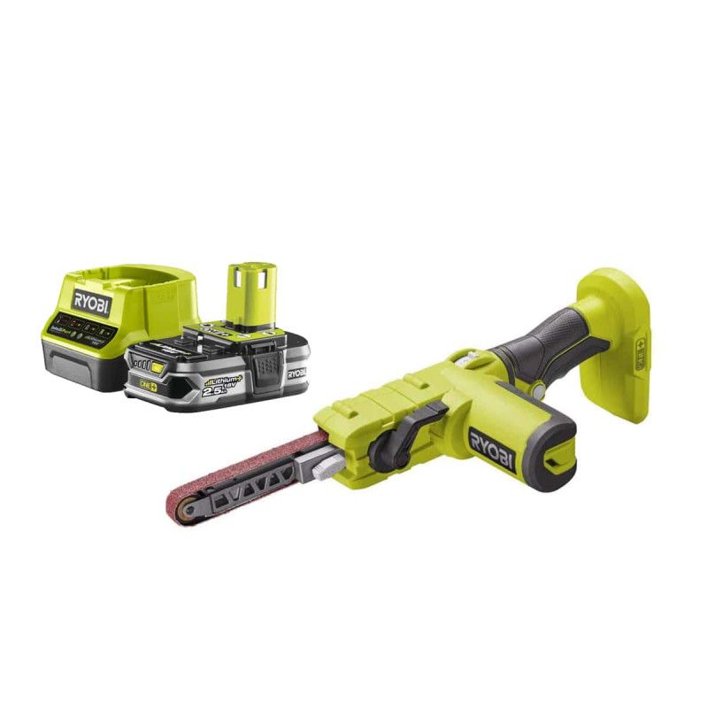 RYOBI 18V vitesse de la bande 260 630 /min bande 13 x 457 mm Livrée avec 3 bandes de ponçage R18PF 0 - vue 2