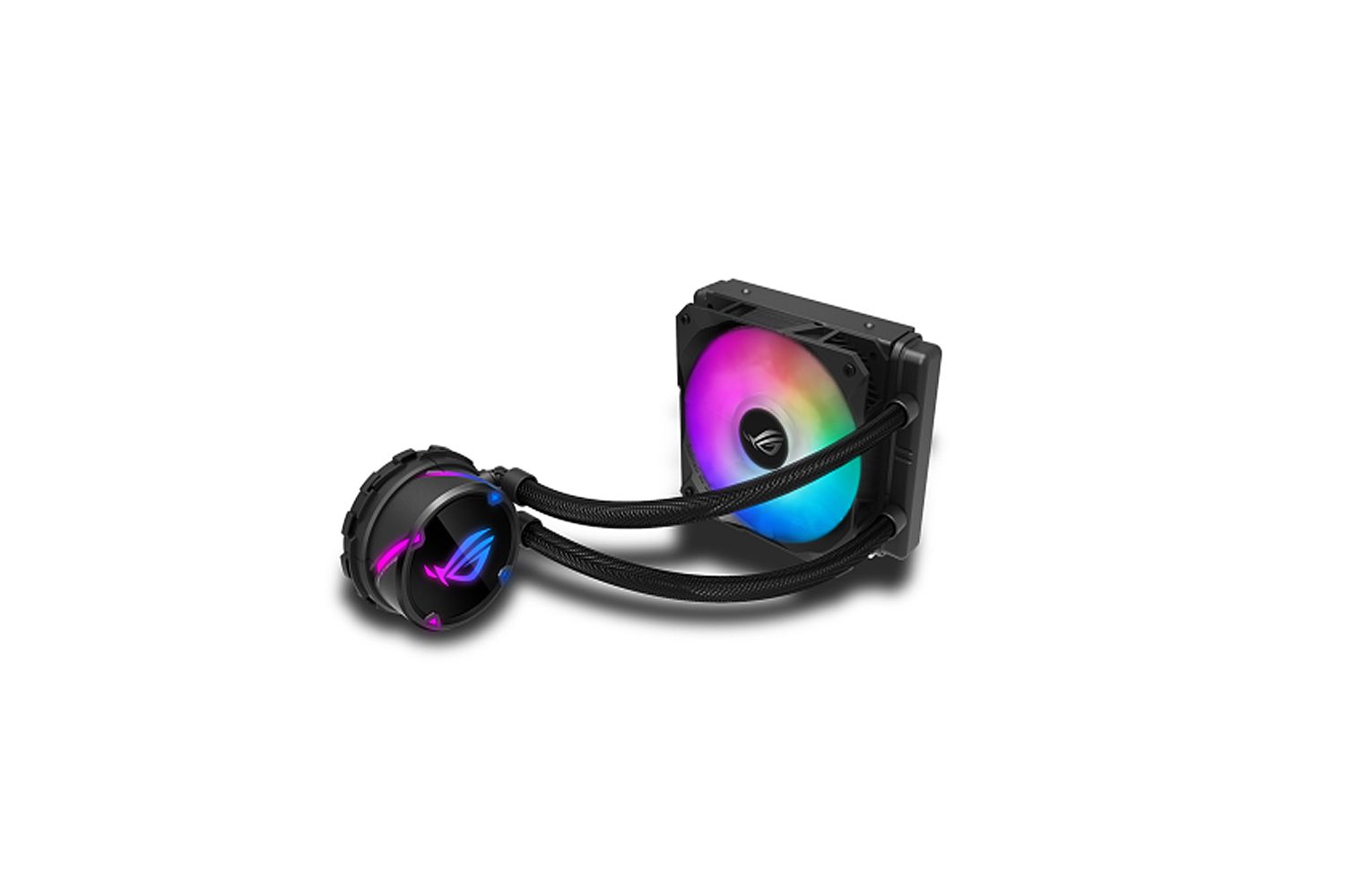 ASUS ROG STRIX LC 120 RGB - Système de refroidissement liquide de processeur - (pour : LGA1150, LGA1151, LGA1155, LGA1156, LGA1366, LGA2011, LGA2011-3, LGA2066, AM4, TR4) - aluminium avec embase...