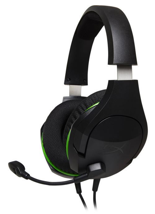 HyperX CloudX Stinger Core - Micro-casque - circum-aural - filaire - jack 3,5mm - noir, vert - pour Victus by HP Laptop 15, 16; Laptop 14, 15, 17; Pavilion x360 Laptop; Pro 290 G9