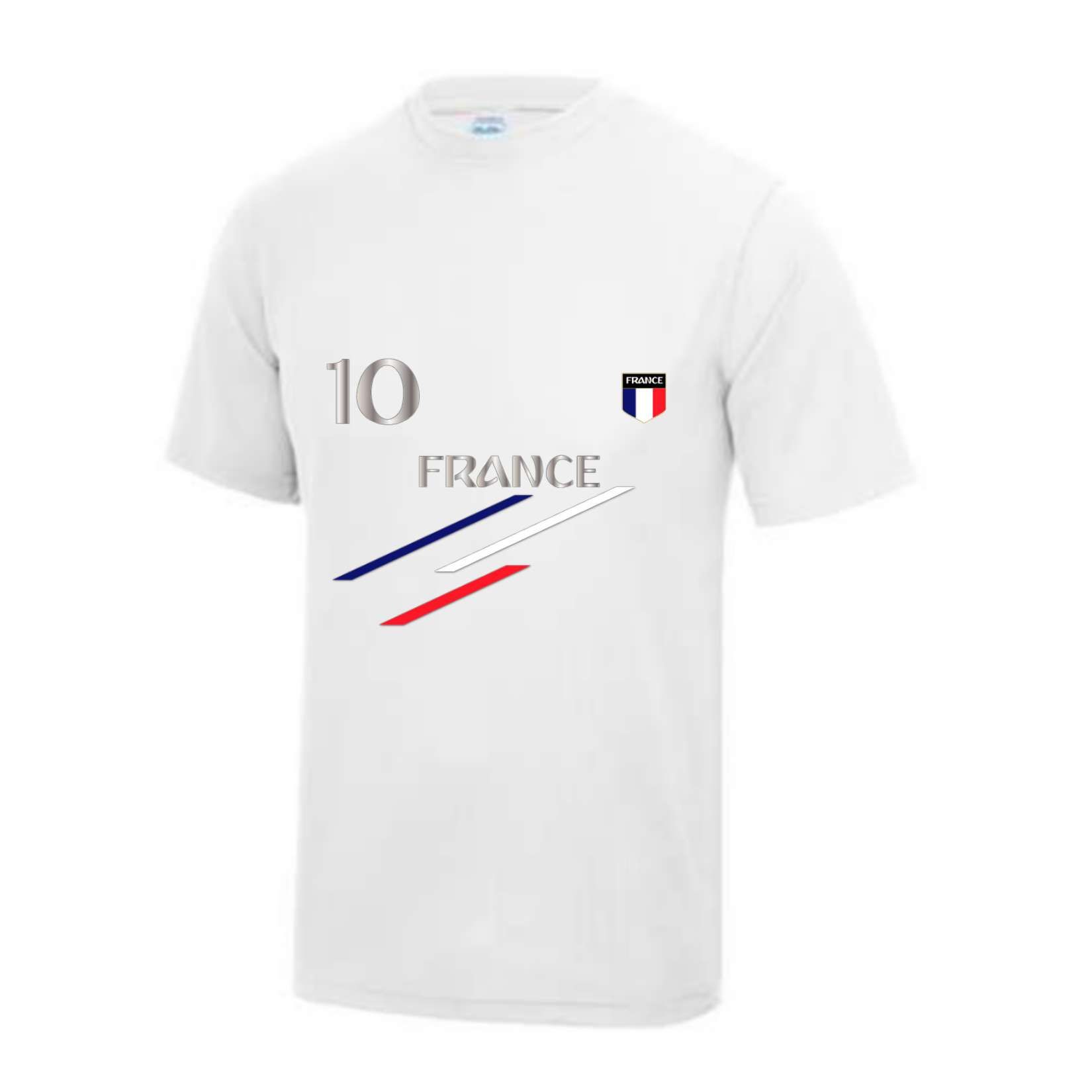 Maillot -Tee Shirt France Blanc Homme