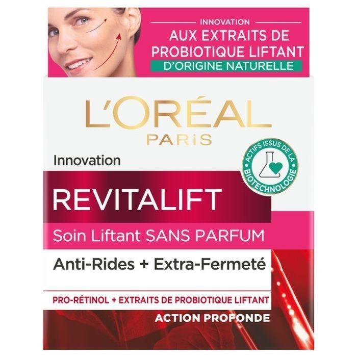 Crème Anti rides Liftant Sans Parfum Revitalift 'oreal Paris Le Pot De 50ml - vue 2