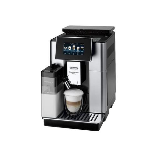 De'longhi Primadonna Soul Ecam610.55.sb - Machine à Café Automatique Avec Buse Vapeur "cappuccino" - 19 Bar - Noir Argenté