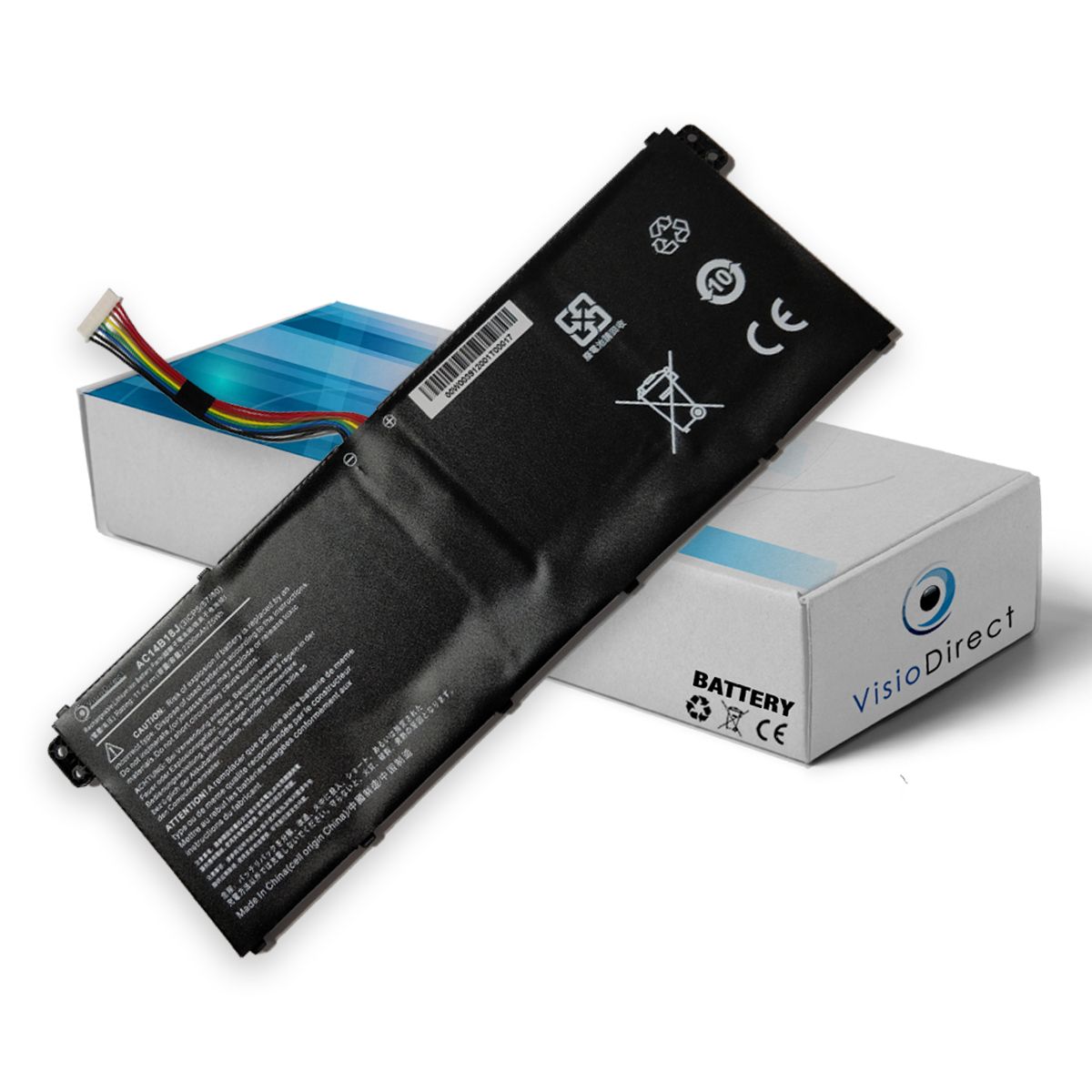 Batterie compatible ACER Aspire ES 15ES1-571-P8XJ 11.4V 2200 mAh -VISIODIRECT-