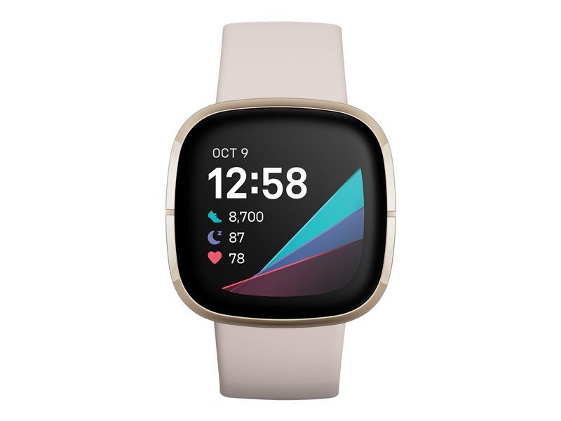 Fitbit Sense 4 01 cm 1.58 AMOLED 40 mm Numérique Écran tactile Wifi GPS satellite Neuf