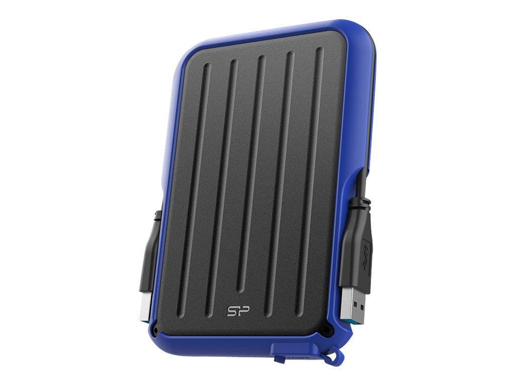 SILICON POWER Armor A66 - Disque dur - 4 To - externe (portable) - 2.5 - USB 3.2 Gen 1 - bleu