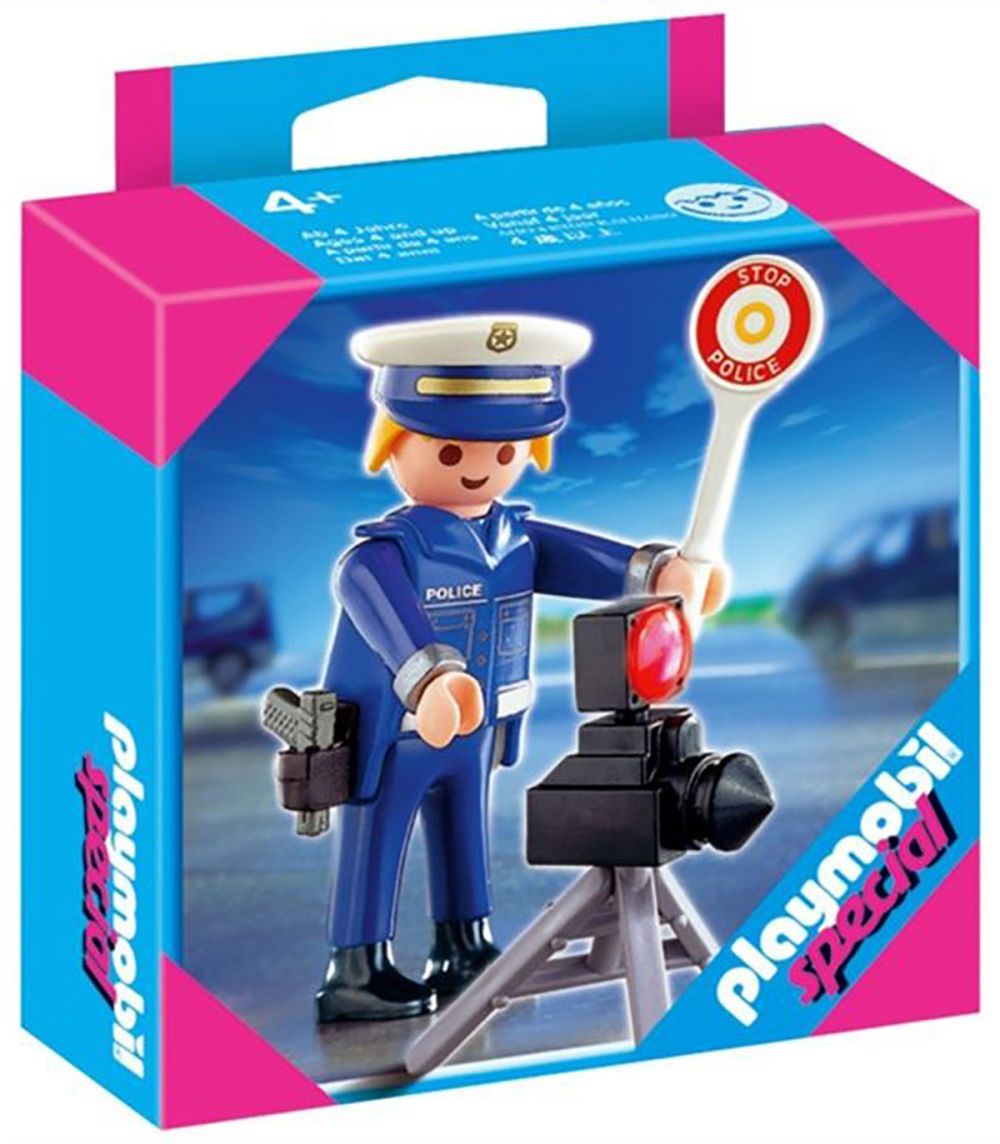Playmobil Special Plus 4669 Policier Et Radar