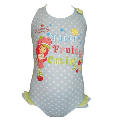 Maillot De Bain 1 Pièce Bleu Charlotte Aux Fraises