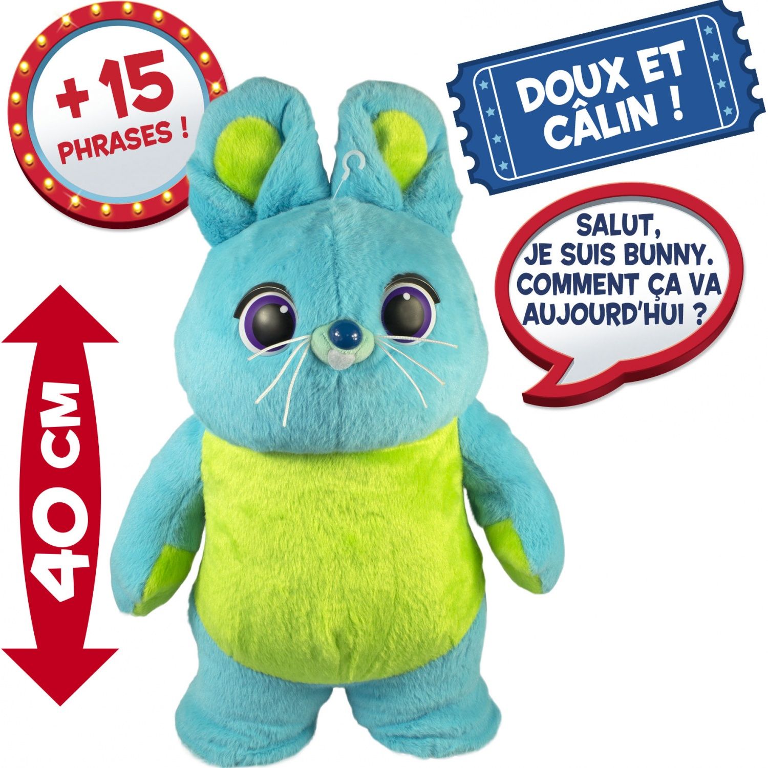 Lansay Toy Story 4 Bunny Peluche électronique 64454 - vue 4