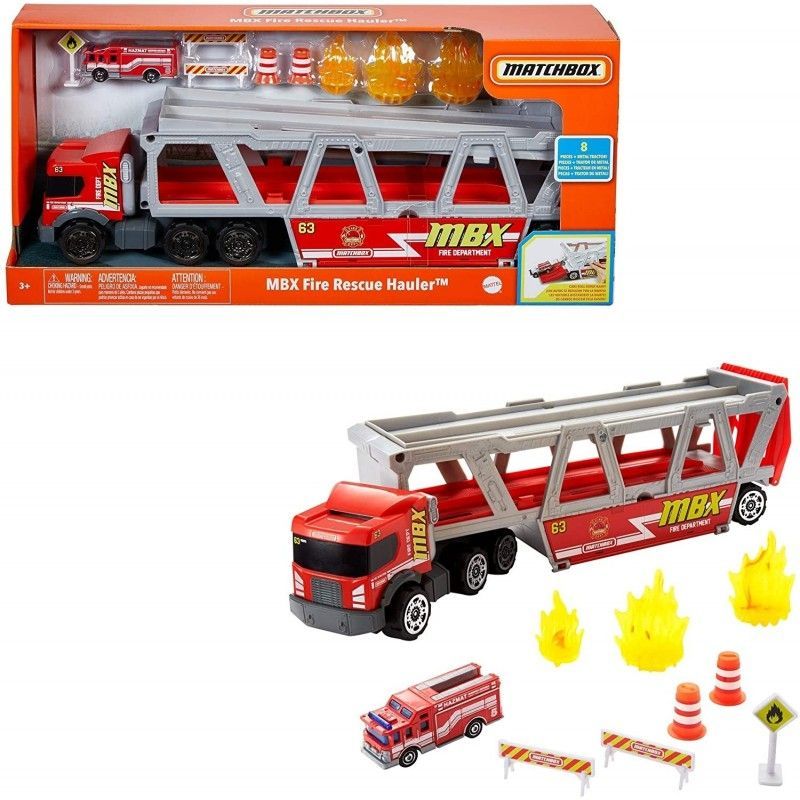 Matchbox Coffret Transporteur De Véhicules De Secours