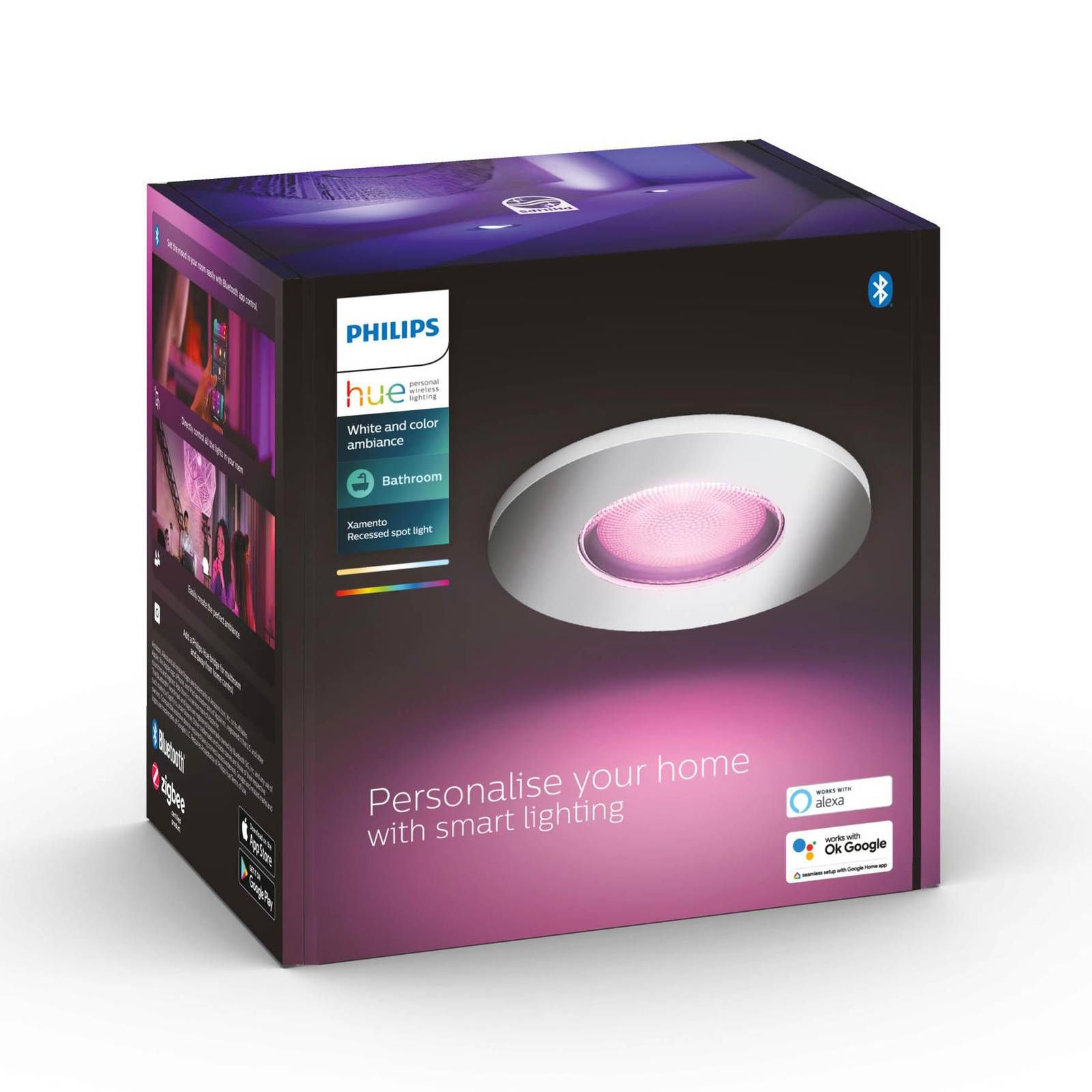 Philips Hue Xamento Spot Encastrable Led Aluminium