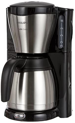 Philips Café Gaia HD7546 - Cafetière - 15 tasses - Métallique/noir