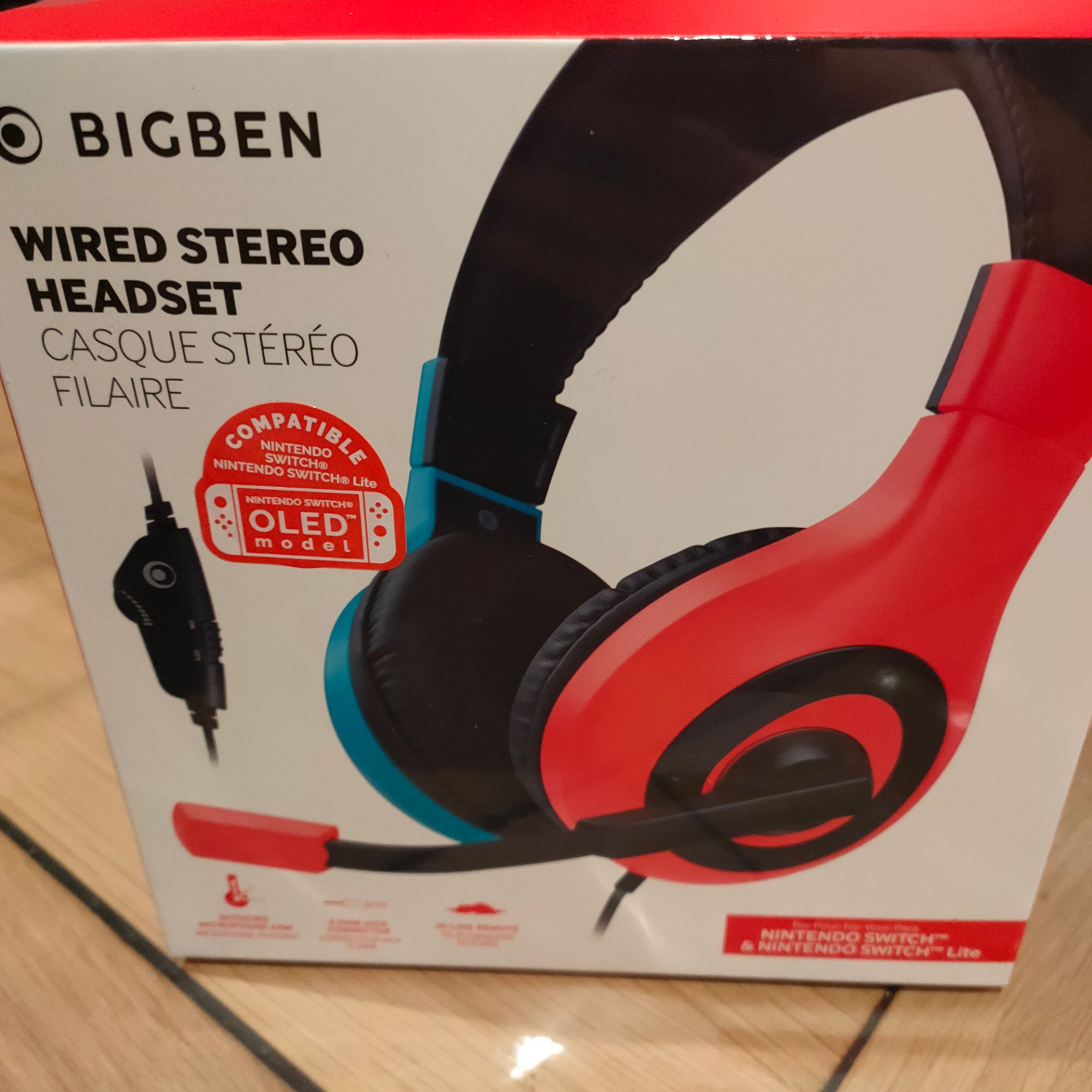 Stereo gaming headset Switch + SWITCH - vue 5