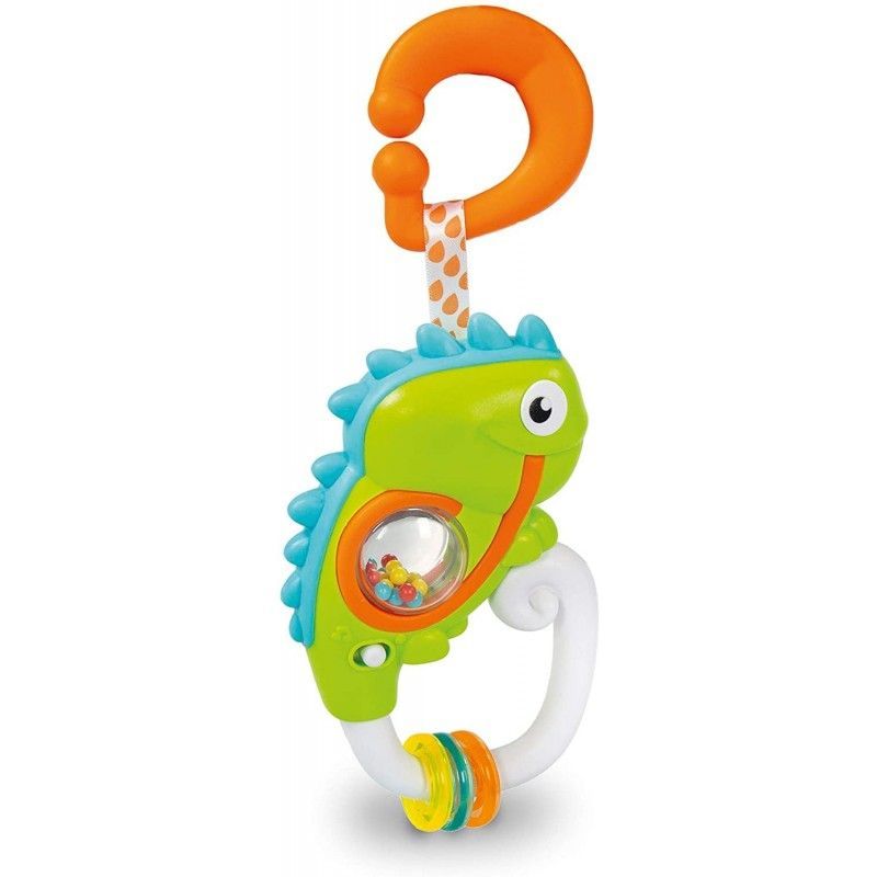 Clementoni - Hochet Caméléon Interactif Avec Mélodies 17332