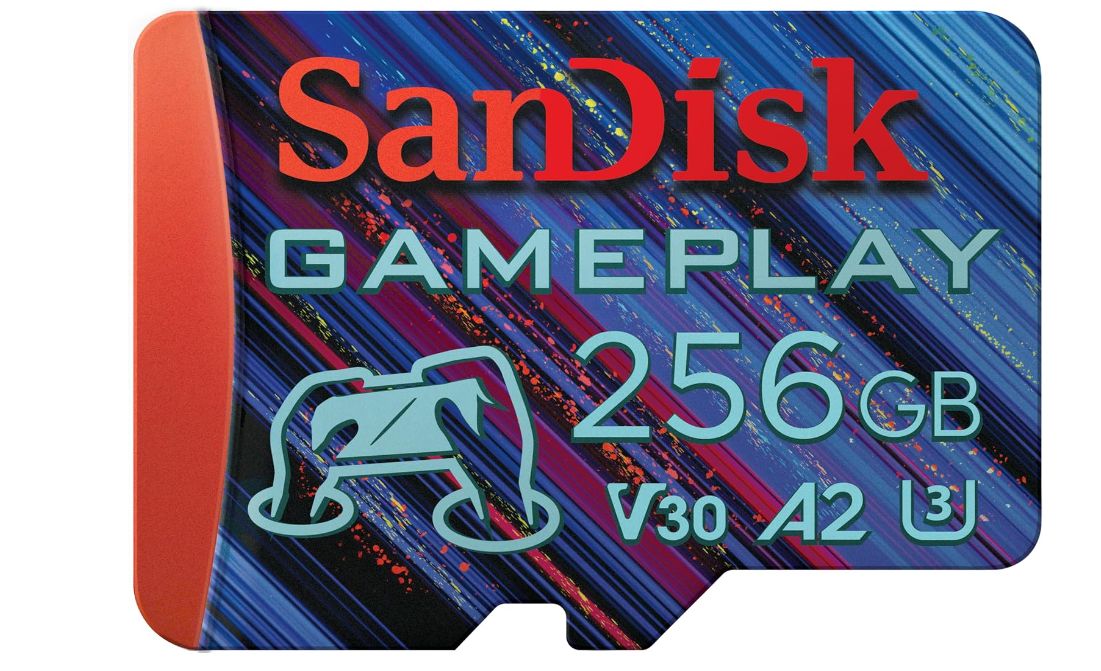 SanDisk GamePlay V30 A2 U3 microSDXC Carte mémoire flash
