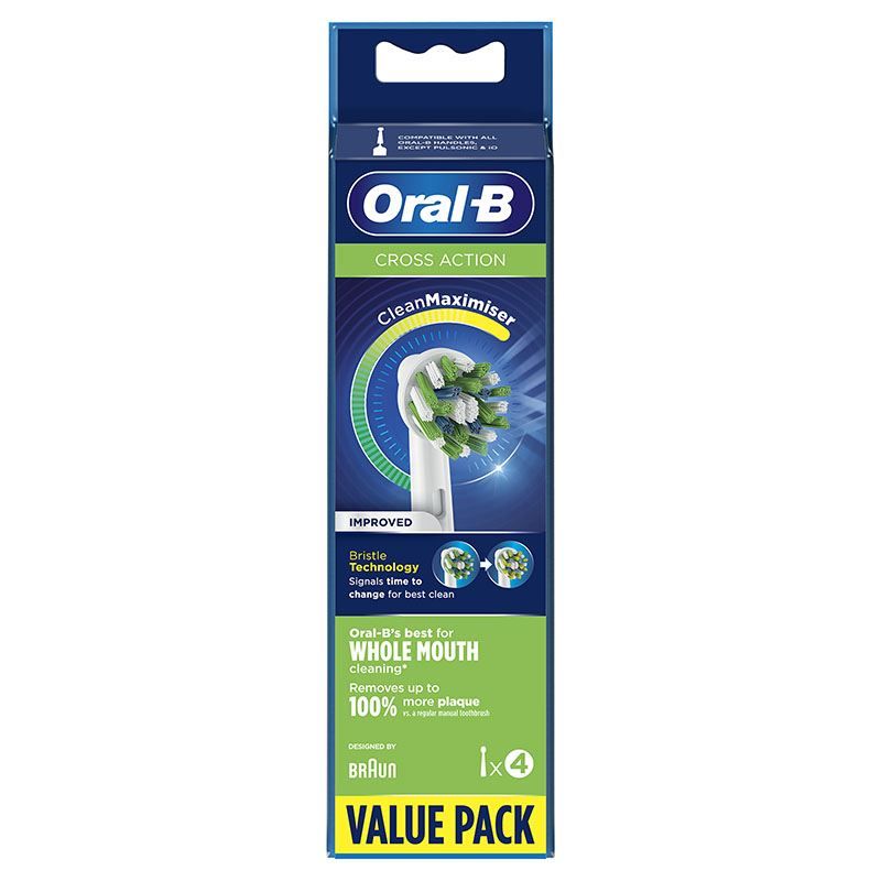 Brossettes ORAL B CROSS ACTION X4 CLEAN MAX
