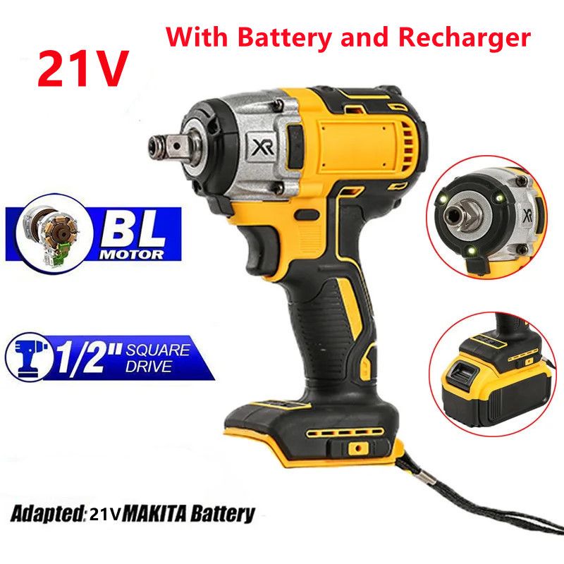 WOZO-Perceuse et visseuse à chocs sans fil 21V MAX,outil électrique avec 24.com et chargeur - Type Impact Wrench