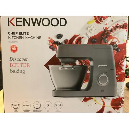 Kenwood Chef Elite Kvc5300S - Robot Pã¢Tissier - 1200 Watt - Argent