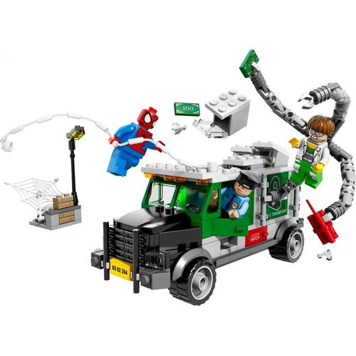 Lego Lego Lego 76015 Super Heroes : Spiderman : Le Braquage Du Camion Par Le Docteur Octopus