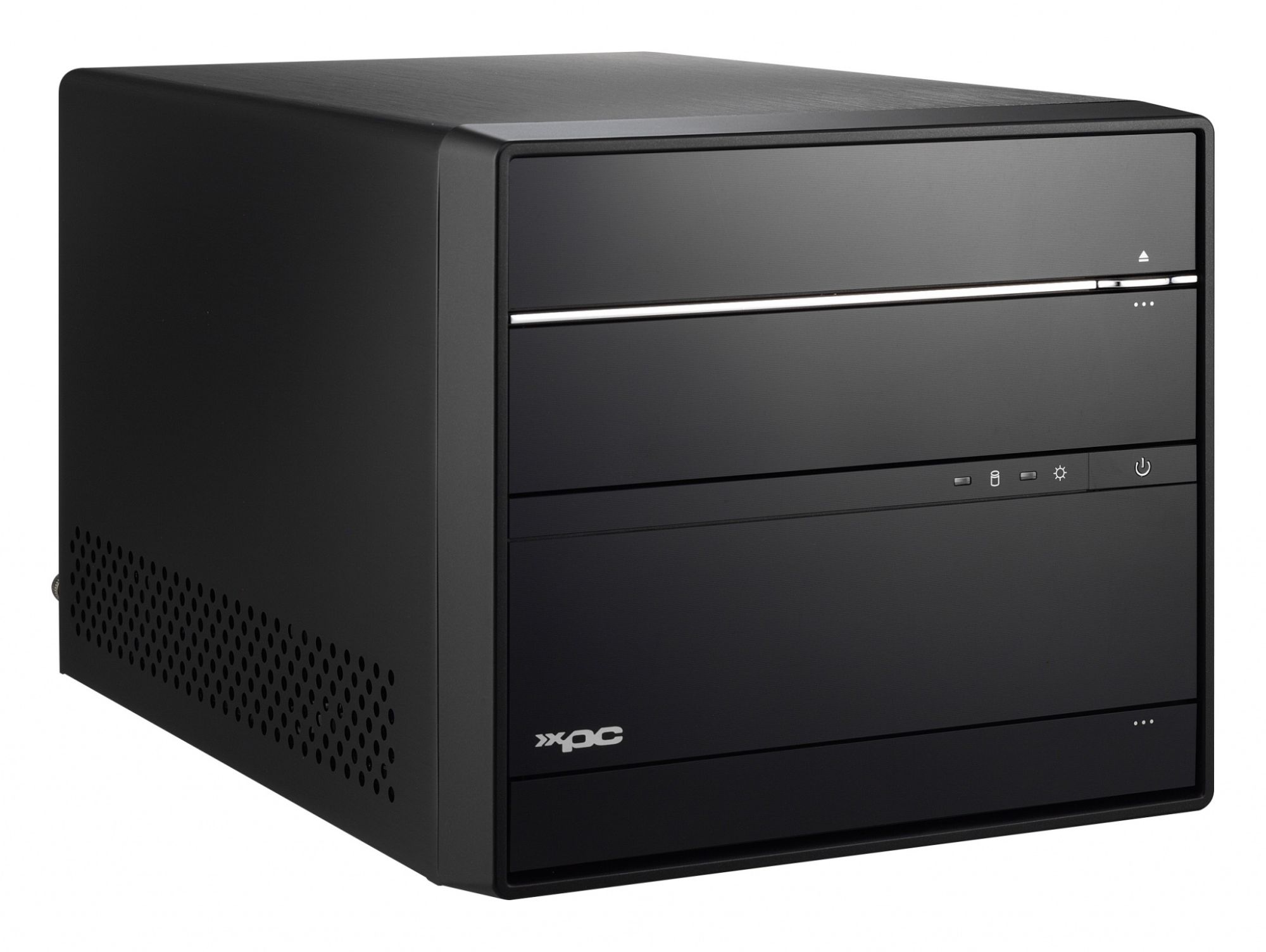 Shuttle XPC cube Barebone SH570R6 S1200 Intel H570 1x PCIe X16 1x PCIe X4 2x .2 2xDP 1xHDMI 2x LAN 1x 5.25 2x 3.5 Alimentation Neuf