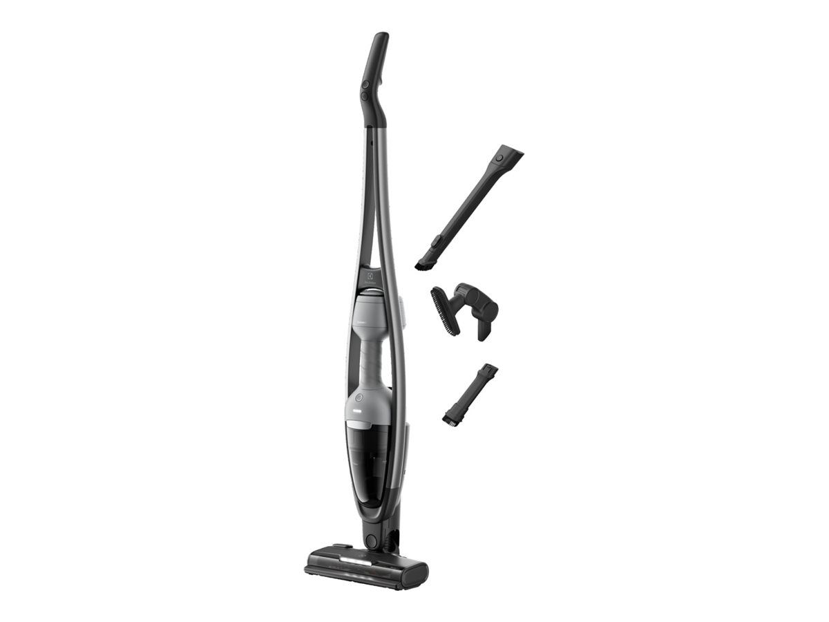 Electrolux Clean 600 ES62CB25UG - Aspirateur - balai/à main (2-en-1) - sans sac - sans fil - gris urbain chargeur inclus