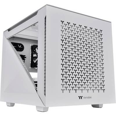 Thermaltake Divider 200 TG Air Snow Micro boîtier micro ATX panneau latéral fenêtré verre trempé pas d'alimentation PS2 USBAudio