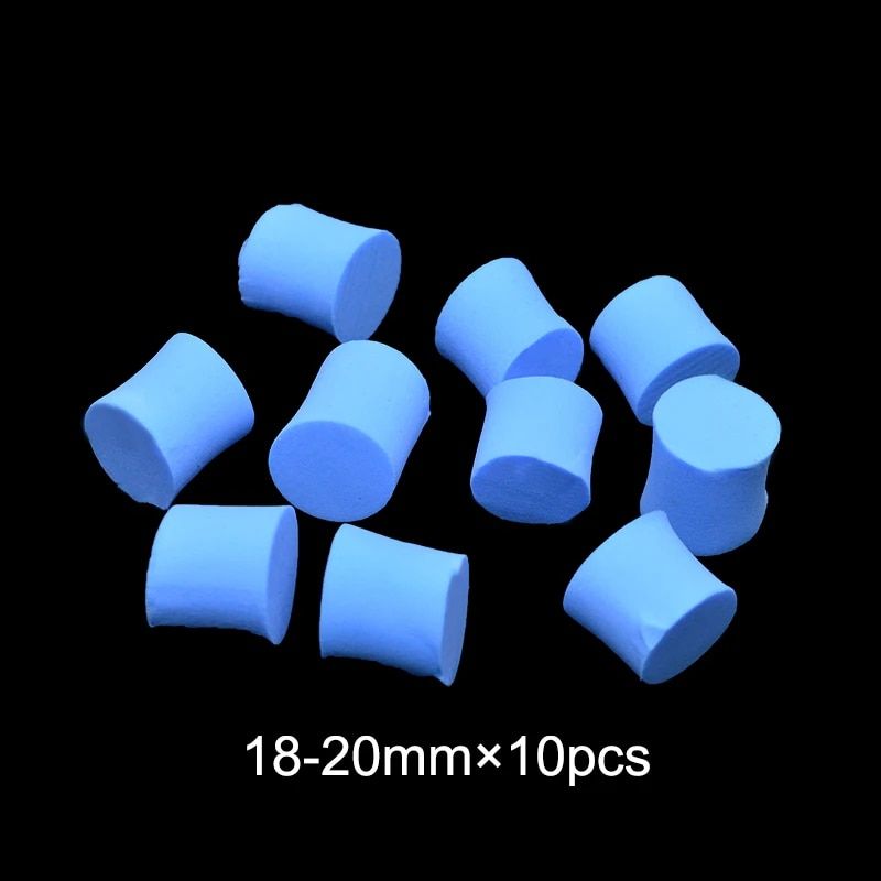 Bouchon De Tube À Essai Pva Bleu,Accessoires De Fourmilière,Éponge,Accent De Fourmi,10 Pièces,20 Pièces,50 Pièces,100 Pièces - Type 18mm-10pcs