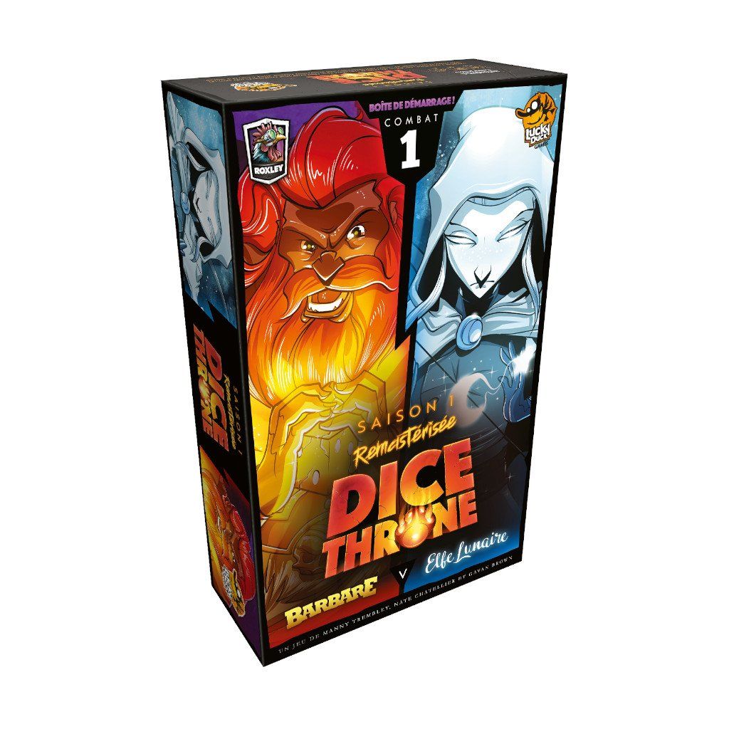Lucky Duck Games | DICE THRONE : Moine vs Paladin | Jeu de Société pour Adultes & Enfants | Jeu de Stratégie | Combat de Dés et Pouvoirs | 2 Joueurs | 20 à 40 Min | En Français - vue 2