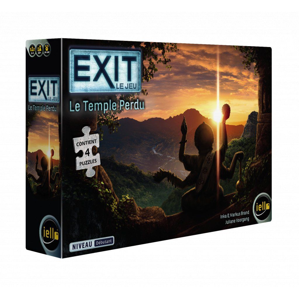 Jeu d'escape game Iello Exit Puzzle Le Temple perdu - vue 2
