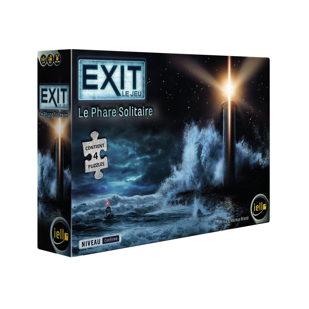 Jeu d'escape game Iello Exit Puzzle Le Phare Solitaire - vue 2