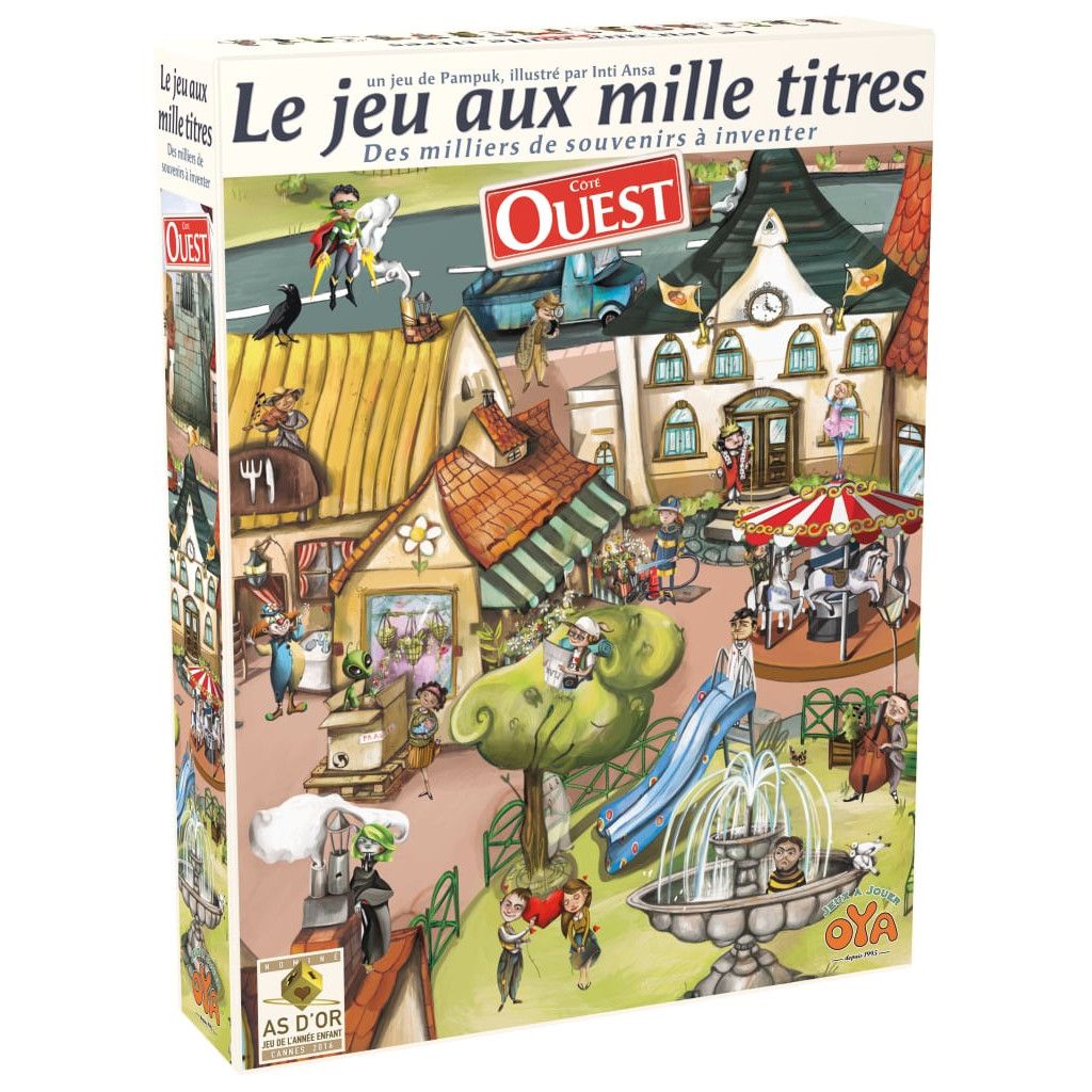 Jeu d'ambiance Oya Le jeu aux mille titres Ouest - vue 2