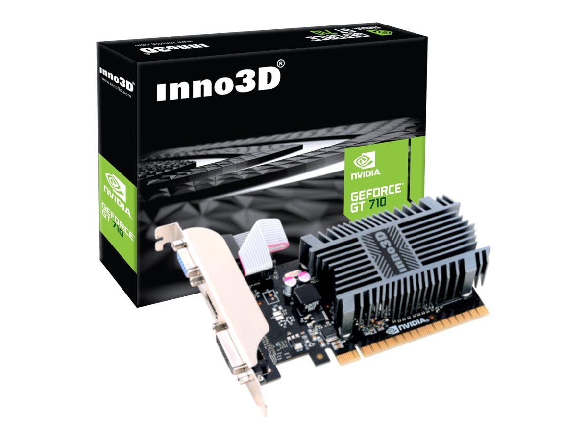 INNO3D GT 710 SDDR3 LP NVIDIA GeForce GT 710 2 Go GDDR3 Neuf