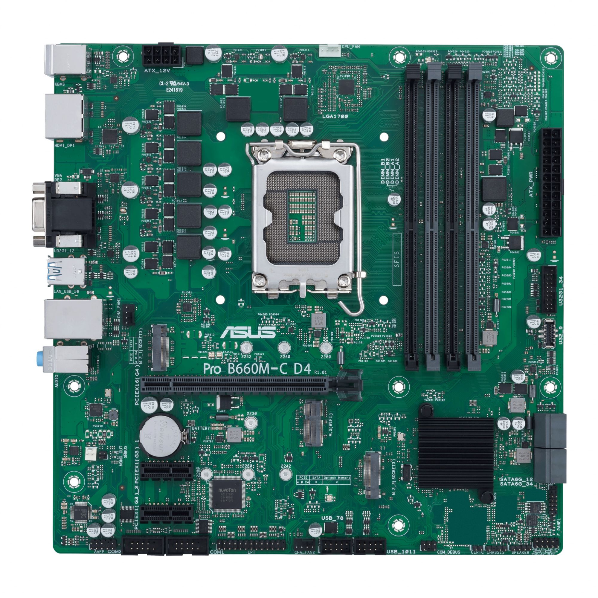 Asus PRO B660M C D4 CSM - vue 5