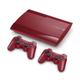 Console Sony Ps3 Ultra Slim 500 Go Rouge + 2 Manettes