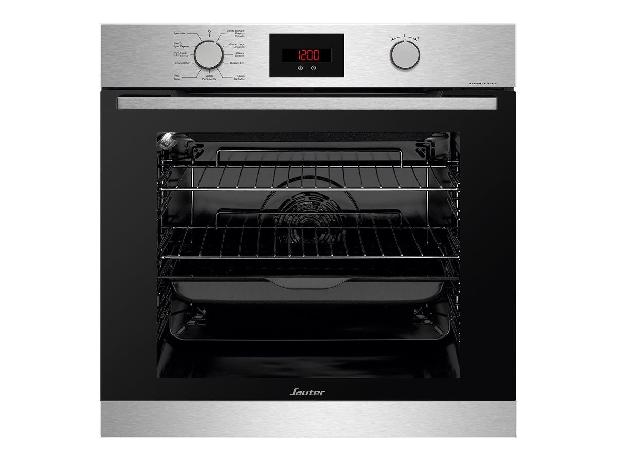 SAUTER four encastrable multifonction pyrolyse SOP6211X - vue 2