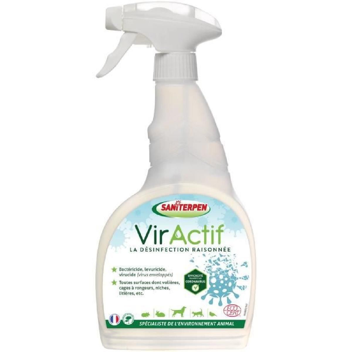 Désinfectant Saniterpen Viractif Désignation : Désinfectant Viractif  Conditionnement : 750 Ml Saniterpen 5513