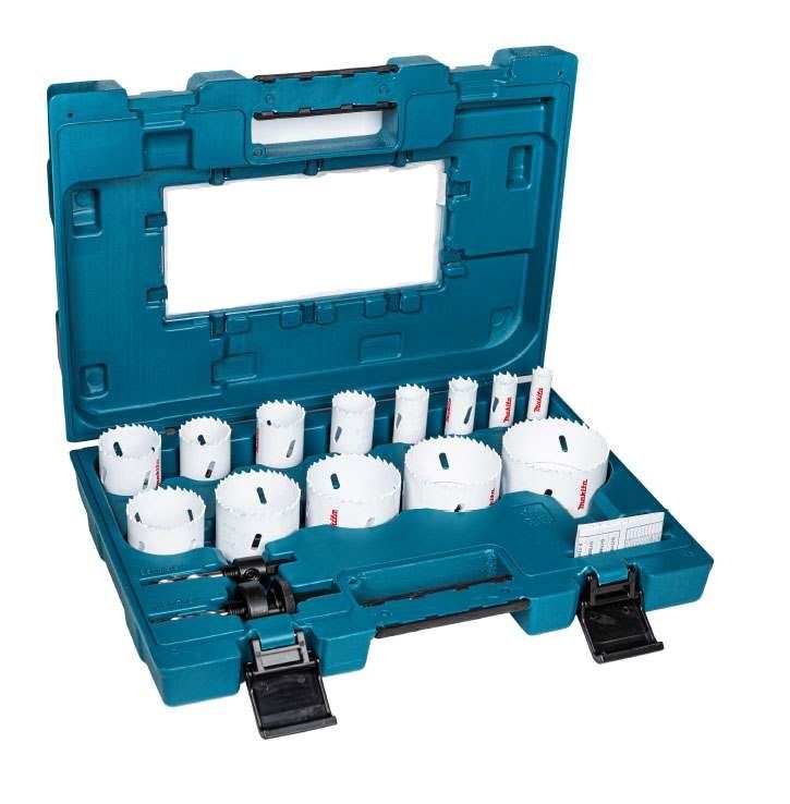 MAKITA D 63993 SET SCIES CLOCHES BI MÉTAL POUR INSTALLATIONS TECHNIQUES 16 PCS