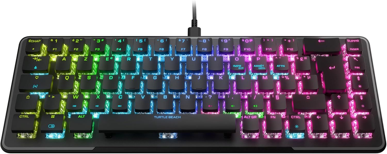 Clavier gaming optique et mécanique filaire Turtle Beach® Vulcan II Mini - vue 10