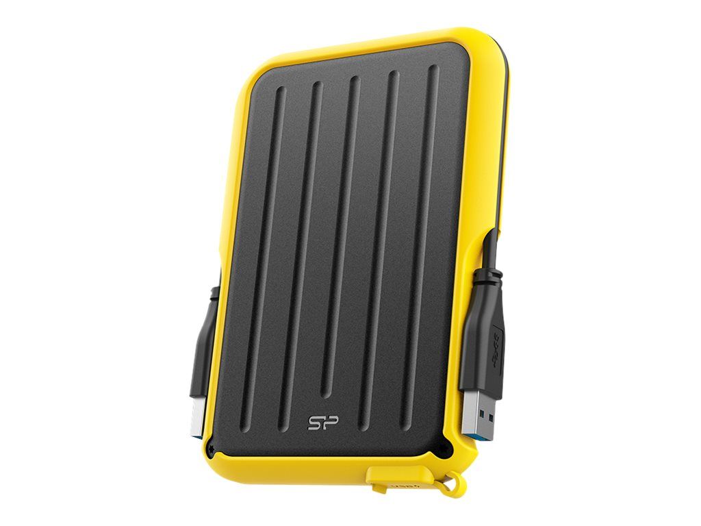 SILICON POWER Armor A66 - Disque dur - 1 To - externe (portable) - 2.5 - USB 3.2 Gen 1 - jaune